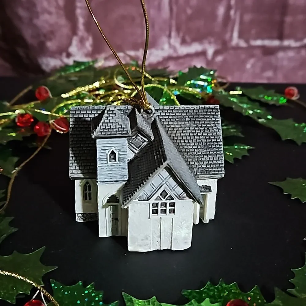 Custom 🎁Architecture Solid Wood House Ornament